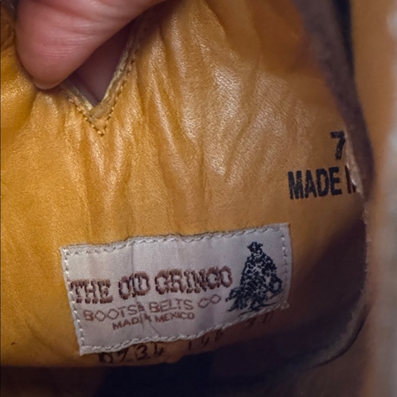 Old Gringo- Rare Vintage Studded Cowgirl Boots - /Color: Sand-Size 7 - Picture 7 of 7